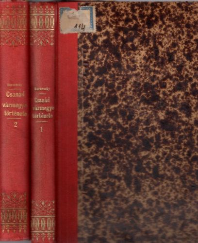 Borovszky Samu - Csanád vármegye története 1715-ig I-II. kötet (1. kiadás)