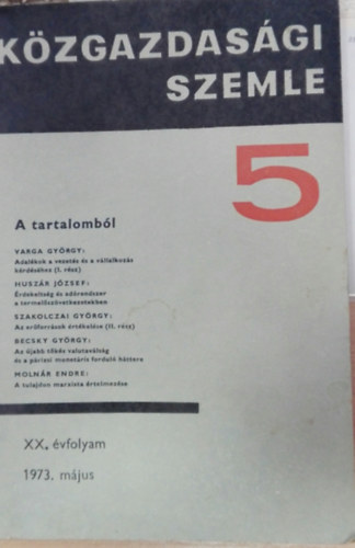 Kzgazdasgi Szemle