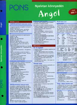 PONS - Nyelvtan knnyedn - Angol