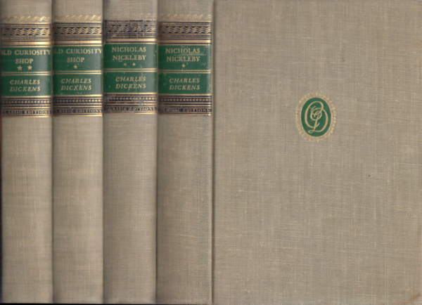 Charles Dickens - Charles Dickens mvek angolul (6 m 12 db ktetben): Nicholas Nickleby I-II. + Old Curiosity Shop I-II. + Barnaby Rudge I-II. + Sketches by BOZ I-II. + David Copperfield I-II. + Dombey & Son I-II.