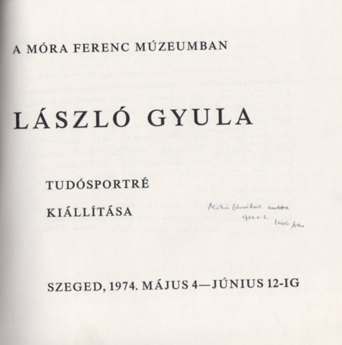 Kortrsaim II. - Lszl Gyula killtsa (Dediklt)
