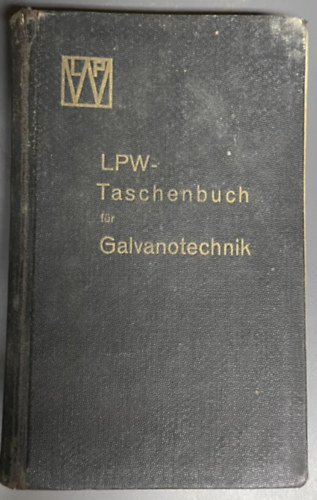 Taschenbuch für Galvanotechnik