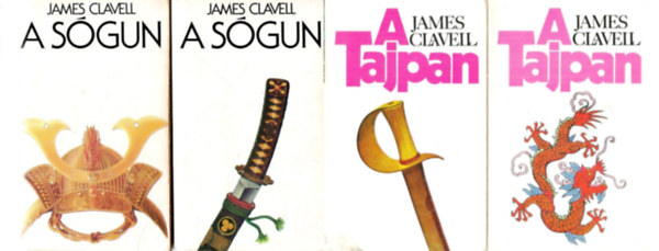 James Clavell - A sgun I-II.+ A Tajpan I-II. ( 4 ktet )