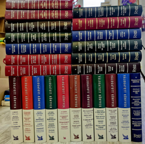 John Grisham, Nora Roberts, Nelson DeMille, Nicholas Sparks, Danielle Steel, Ken Follett, Tom Clancy, Mary Higgins Clark, Wilbur Smith, Frederick Forsyth, Peter Mayle, Lee Child, Jack David Baldacci - 24db a Reader's Digest v�logatott k�nyvek sorozatb�l, K�NYVMENT� AJ�NLAT