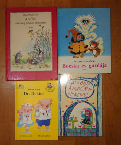 Jaan Kross, Vladislav Vancura Richard Scarry - 4 klasszikus, kedves mesek�nyv: Dr. Doktor, A marcip�n mester, Bocska �s gazd�ja, A s�n, akit meg lehetett simogatni
