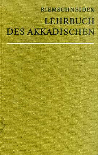 Riemschneider - Lehrbuch des Akkadischen (akkd nyelvknyv)