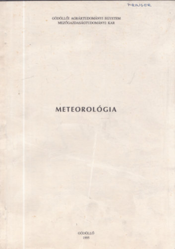 Bussay Attila - Meteorológia