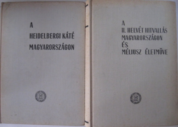 Dr. Esze Tams Bartha Tibor  (szerk.) - Bucsay Mihly  (szerk.) - Studia et acta eclesiastica 1-2. - A Heidelbergi kt trtnete Magyarorszgon - A msodik helvt hitvalls Magyarorszgon s Mliusz letmve