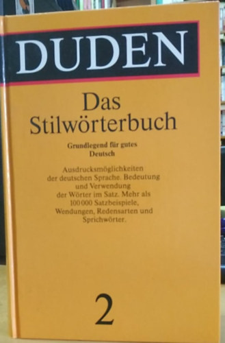 Duden 2.: Das Stilwrterbuch