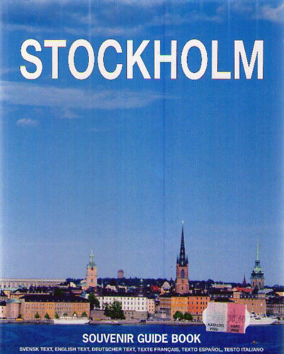 Dino Sassi Bengt Kyhle - Stockholm - Souvenir Guide Book