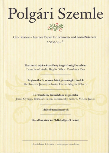 Dr. Lentner Csaba  (szerk.) - Polgri Szemle - 2020/4-6.