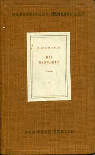 Wilhelm Hauff - Die S�ngerin