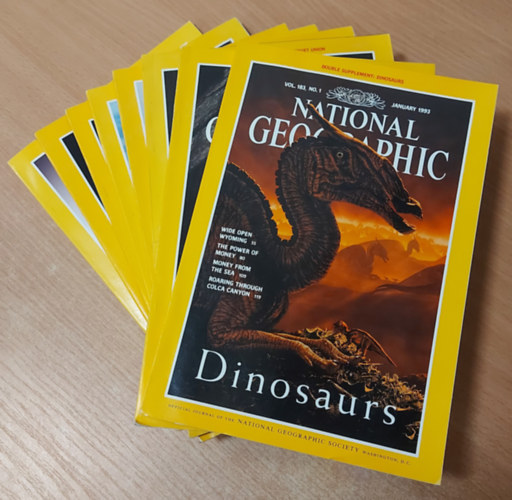 National Geographic - National Geographic 1993. janur, februr, mrcius, prilis, mjus, oktber, november (8 db. szrvnyszm)