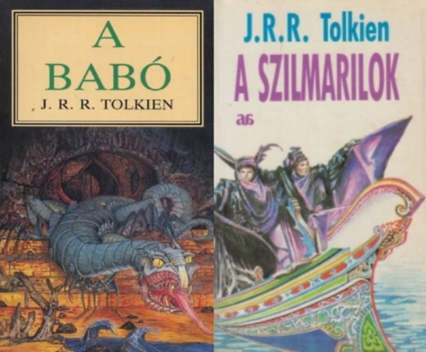 John Ronald Reuel Tolkien J. R. R. Tolkien - 2 db k�nyv A Gy�r�k Ura vil�g�b�l: A Bab� + A szilmarilok