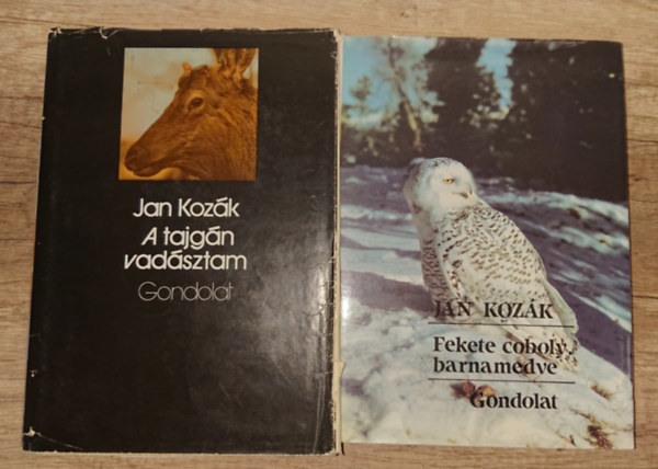 Jan Kozák - 2 könyv Jan Kozák: Fekete coboly, barna medve, A tajgán vadásztam