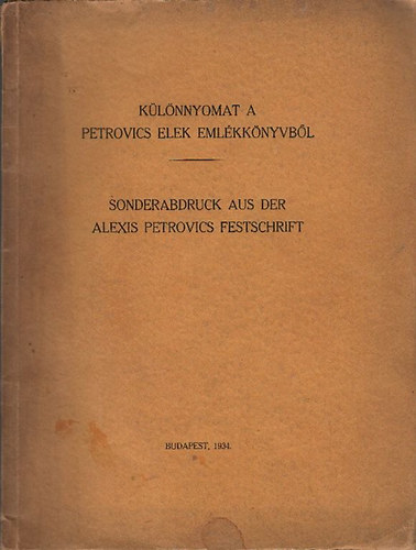 Hoffmann Edith - A rgi osztrk mvszet egy ismeretlen fontos emlkrl (Klnnyomat a Petrovics Elek emlkknyvbl)- dediklt