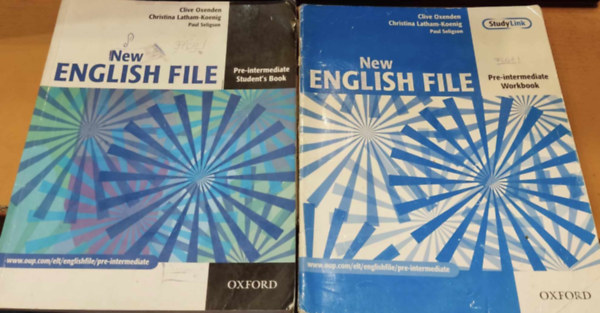 Christina Latham-Koenig, Paul Seligson Clive Oxenden - New English File Pre-Intermediate Student's Book + Workbook