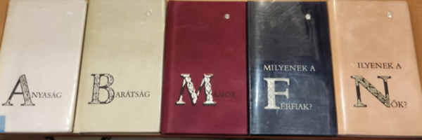 Steinert �gota, F�bri Anna Adamik Lajos - 5 db Brili�ns k�nyvek: Anyas�g + Bar�ts�g + M�mor + Milyenek a f�rfiak? + Milyenek a n�k?