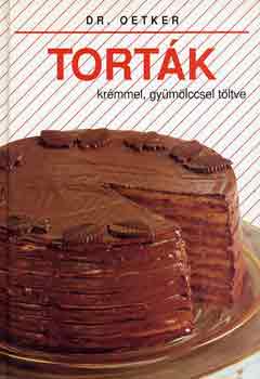 Tort�k kr�mmel, gy�m�lccsel, t�ltve (Dr. Oetker)