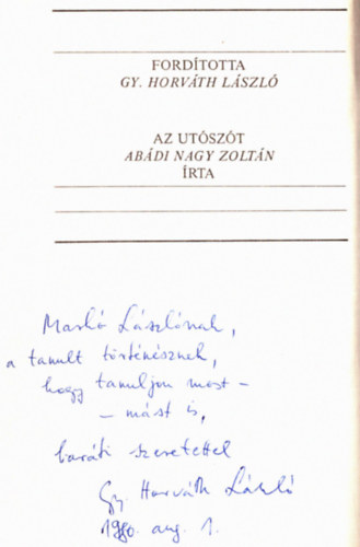 Robert Coover - Az utols� �t�let West Condonban (dedik�lt)