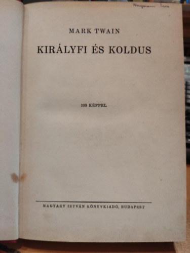Mark Twain - Kir�lyfi �s koldus