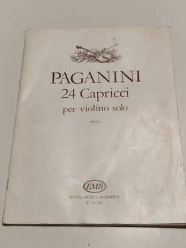 Paganini - 24 Capricci per violino solo