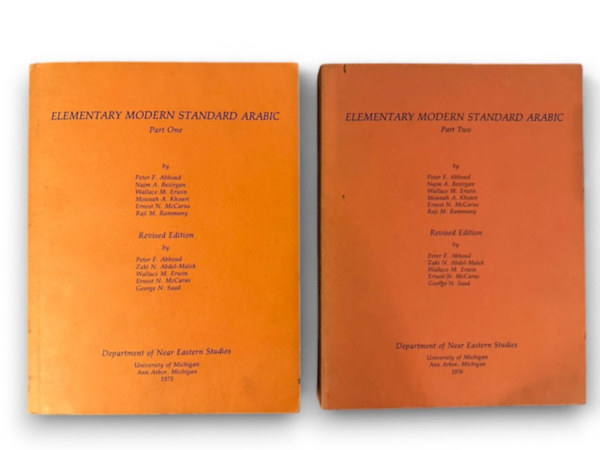 T�bb szerz� - Elementary Modern Standard Arabic I.-II.