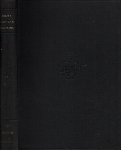 Az 1930. vi npszmlls I.: Demogrfiai adatok (Magyar Statisztikai Kzlemnyek 83.)