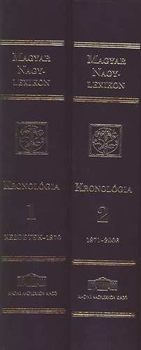 Magyar Nagylexikon-Kronol�gia I-II. (D�szkiad�s)