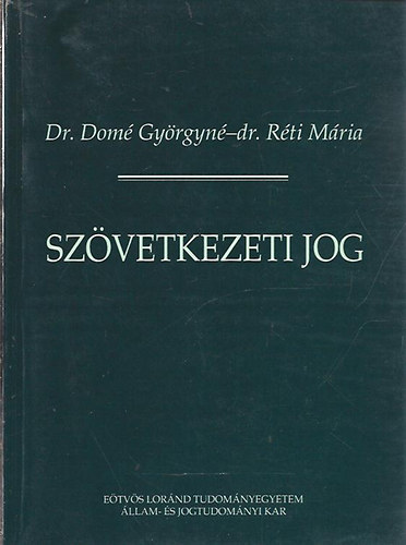 dr. Dom� Gy. - dr. R�ti M. - Sz�vetkezeti jog