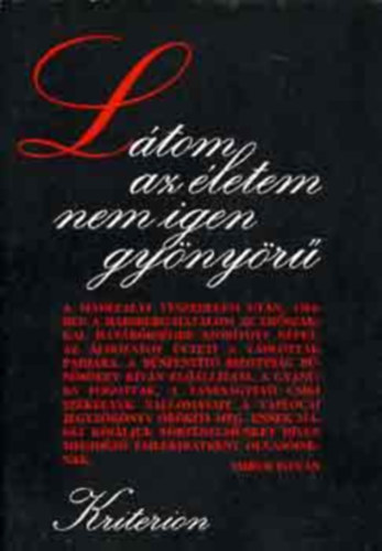 Imreh Istvn  (szerk.) - Ltom az letem nem igen gynyr (a madfalvi veszedelem...1764)