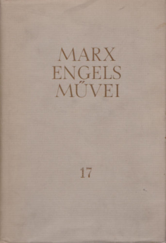 Karl Marx �s Friedrich Engels m�vei 17. 1870-1872