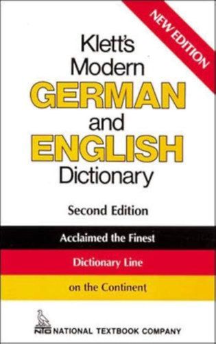 Prof. Dr. Erich Weis - Klett's Modern German and English Dictionary