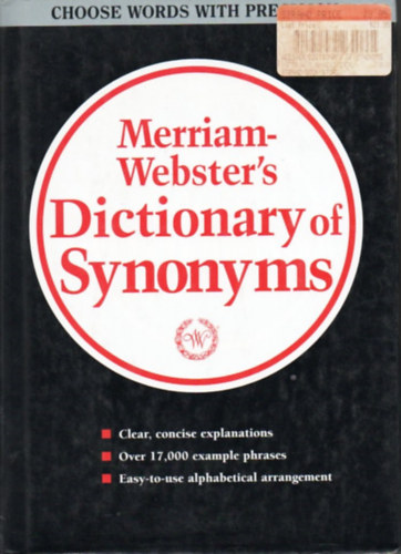 Merriam-Webster's Dictionary of Synonyms