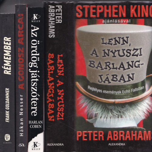 4 db krimi: Lenn a nyuszi barlangjában + Az ördög játszótere + A gonosz arcai + Rémember