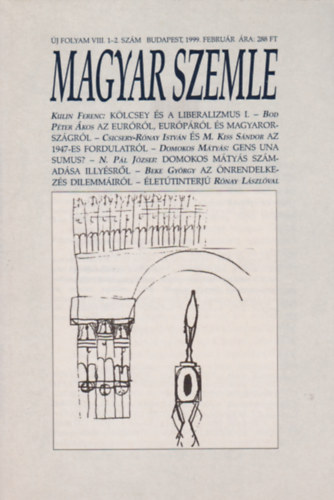 Magyar szemle 1-2. szm 1999. februr