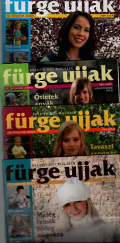 F�rge Ujjak magazin 2008. �vf./7 db. (1-5, 7-8) - 6.,9.,10.,11.,12. sz�m hi�nyzik!