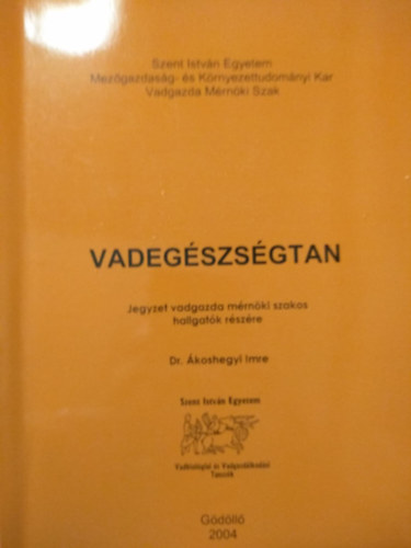 koshegyi Imre - Vadegszsgtan