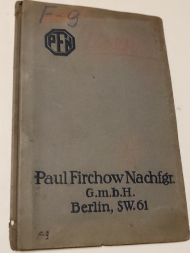 ismeretlen - Paul Firchow Nachfgr. Preis-Liste Nr.1,2,3 egybek�tve (Antik n�met �rlista)