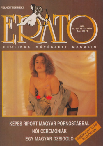 Erato (Erotikus m�v�szeti magazin) 1990. III. �vf. 11-12. sz�m