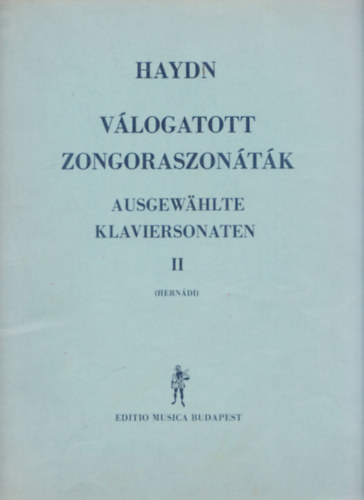 Haydn - Válogatott zongoraszonáták II.