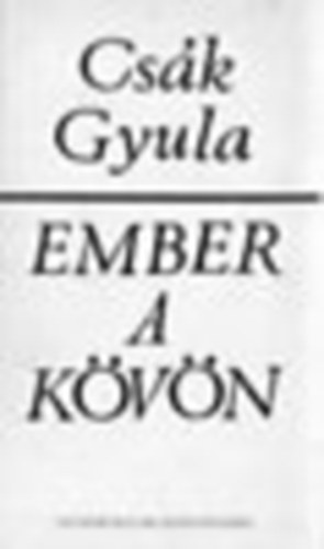 Csák Gyula - Ember a kövön