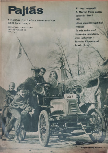 Rak� J�zsef  (szerk.) - Pajt�s XXII. �vfolyam 47. sz�m (1967)