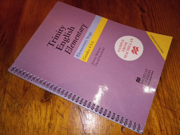 David Newbold Jeremy Walenn - Trinity English Elementary Elementary Stage Grades 4 5 6