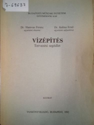 Dr. Dr. Kalina Ern Hamvas Ferenc - Vzpts - tervezsi segdlet