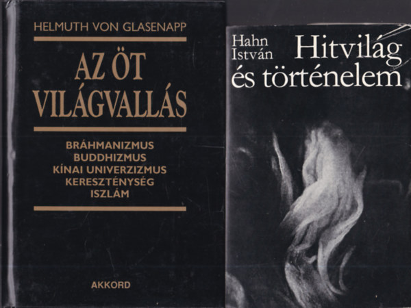 2 db. vallsi knyv: Hitvilg s trtnelem + Az t vilgvalls