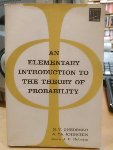 An elementary Introduction to the Theory of Probability (Elemi bevezets a valsznsgszmtsba)