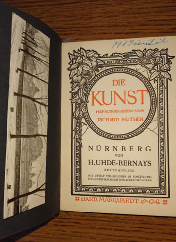 Richard Muther - Die Kunst - Mit zwölf Vollbildern inin Tonätzung und Buchschmuck von Albrecht Dürer
