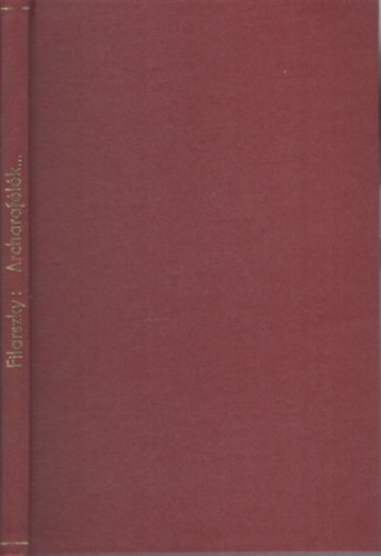 Dr. Filarszky N�ndor - A charaf�l�k monogr�fi�j�nak k�s�rlete