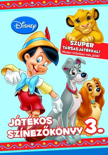 Disney - Jtkos sznezknyv 3. - Szuper trsasjtkkal!